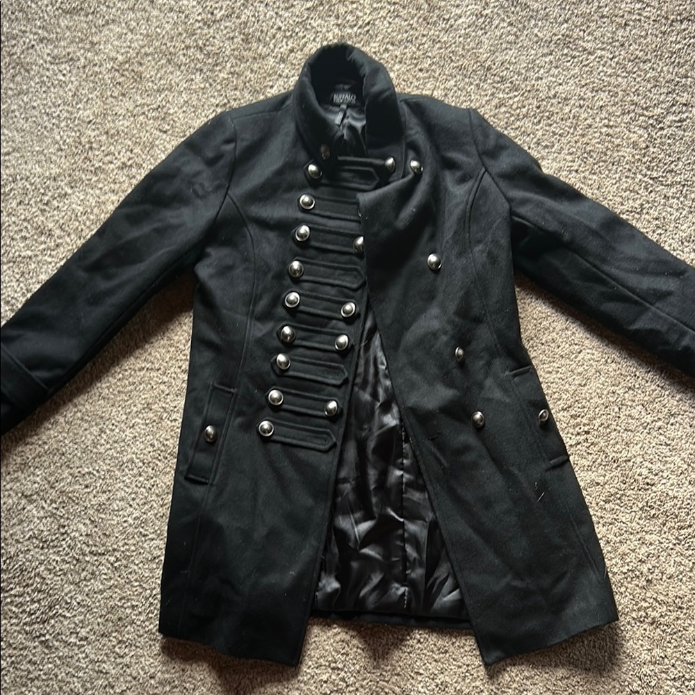Buffalo David Bitton Black Military Style Jacket